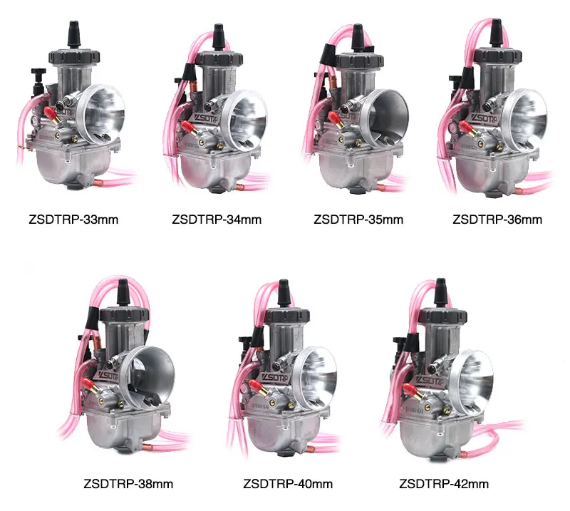 ZSDTRP 4T двигатель 33 34 35 36 38 40 42 мм PWK Keihin Карбюратор используется на внедорожнике мотора мотокросса с хорошей мощностью TRX250R