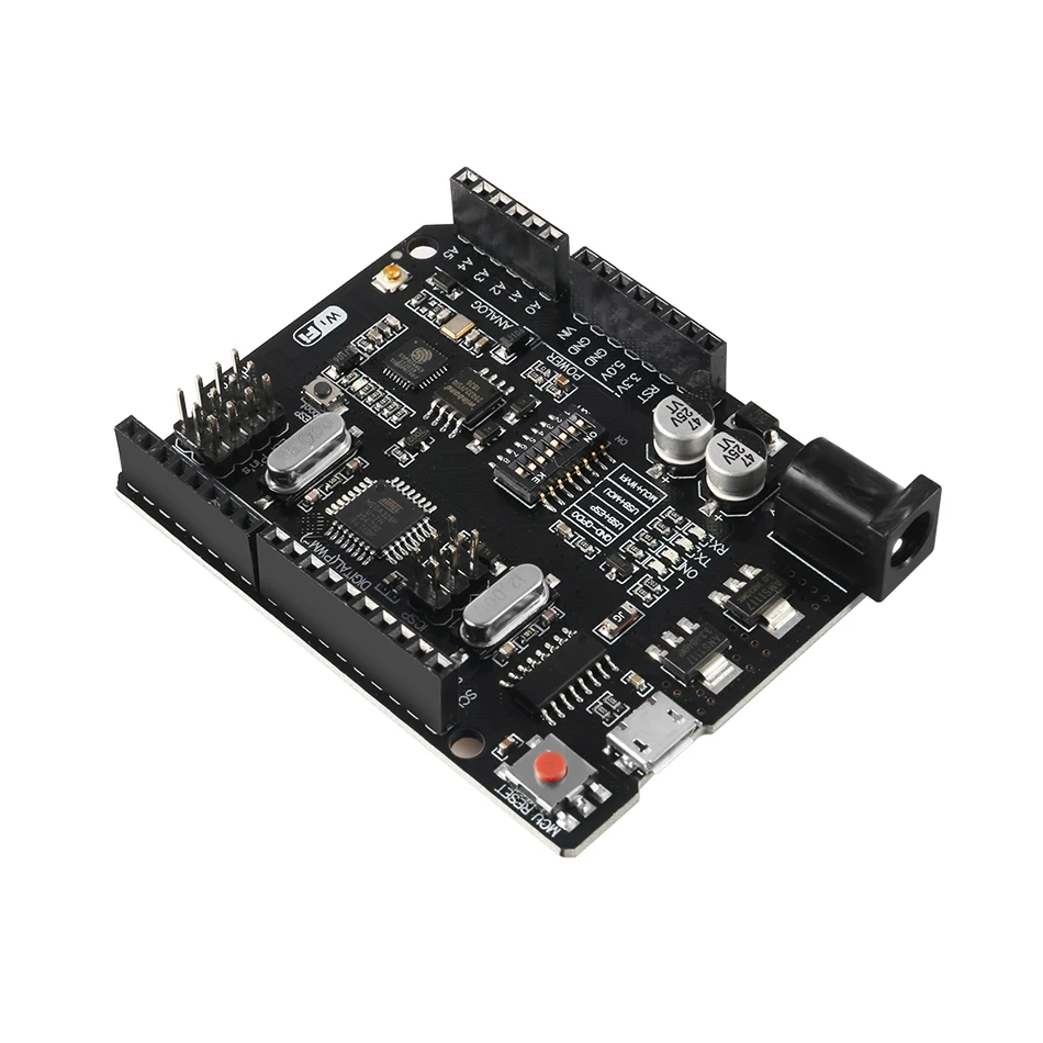WiFi R3 ATmega328P + ESP8266 (32 Мб памяти) Φ CH340G для Arduino Uno NodeMCU WeMos новое поступление|Аксессуары