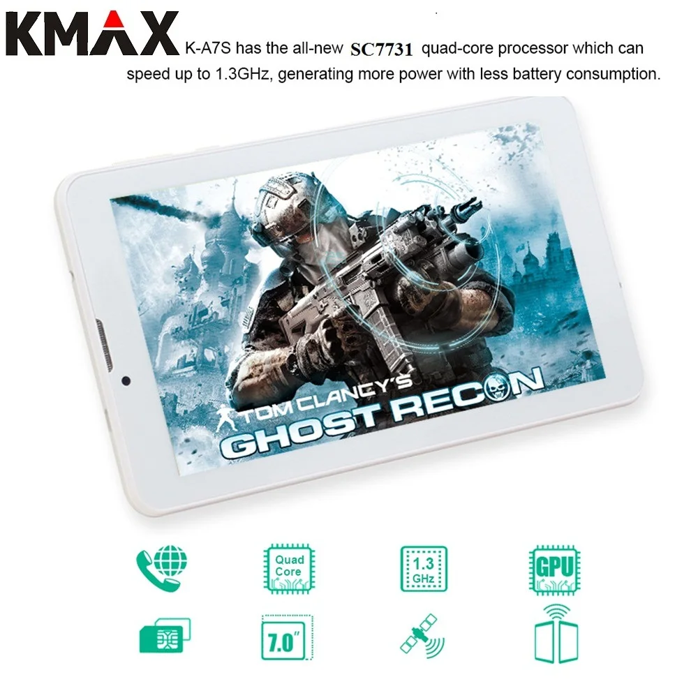 KMAX, 7 дюймов, 3G, с функцией звонка, Android 8,1, планшет, ПК, SIM карта, HD, lcd, четыре ядра, 16 ГБ, Bluetooth, gps, фаблет, ПК, планшеты, 7, 8, 32 ГБ, TF