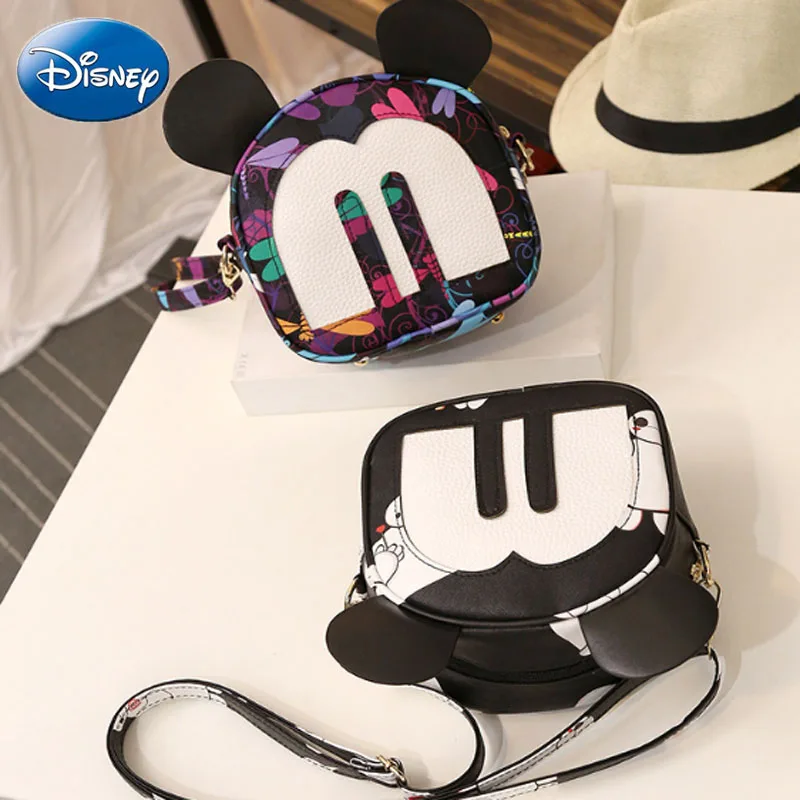 

Disney Children Shoulder Bag Mini Crossbody Bags Minnie Mickey Women Handbags Cute Kids Messenger Fashion Girls Christmas Gift