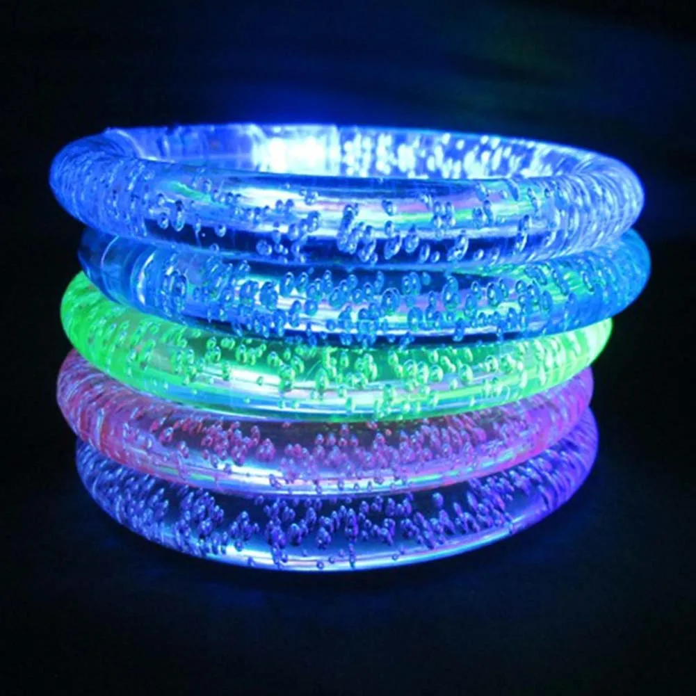 

luminous party supplies wholesale night light Acrylic LED luminous bracelets electronic bracelet children / adult