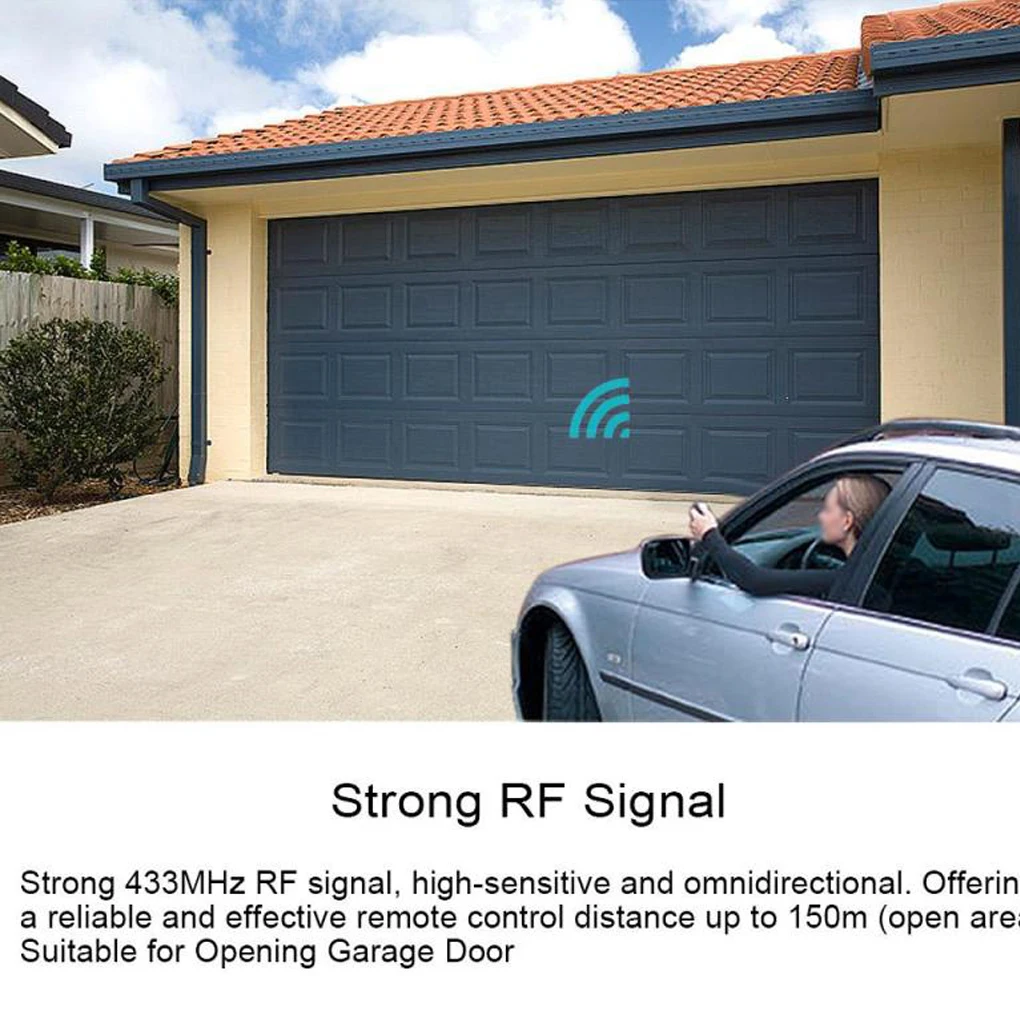 433 МГц 4 кнопки EV1527 код дистанционного управления Переключатель РЧ передатчик беспроводной ключ для умного дома гаража открывания двери