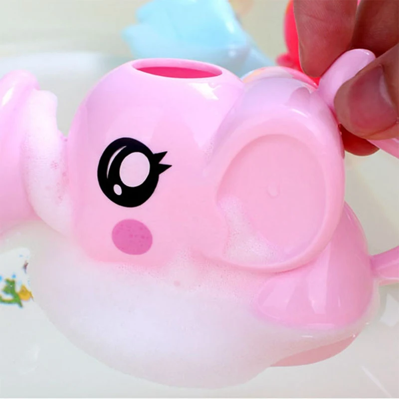 Пластиковый горшок для полива слона для новорожденных, Игрушки для ванны, милый мультяшный детский инструмент для душа, водяная игрушка для детей