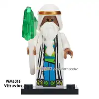 50 ชิ้น/ล็อตภาพยนตร์ s Vitruvius Gordon Zola Bad Cop Robo Swat Emmet Wyldstyle อาคารบล็อกของเล่นเด็ก