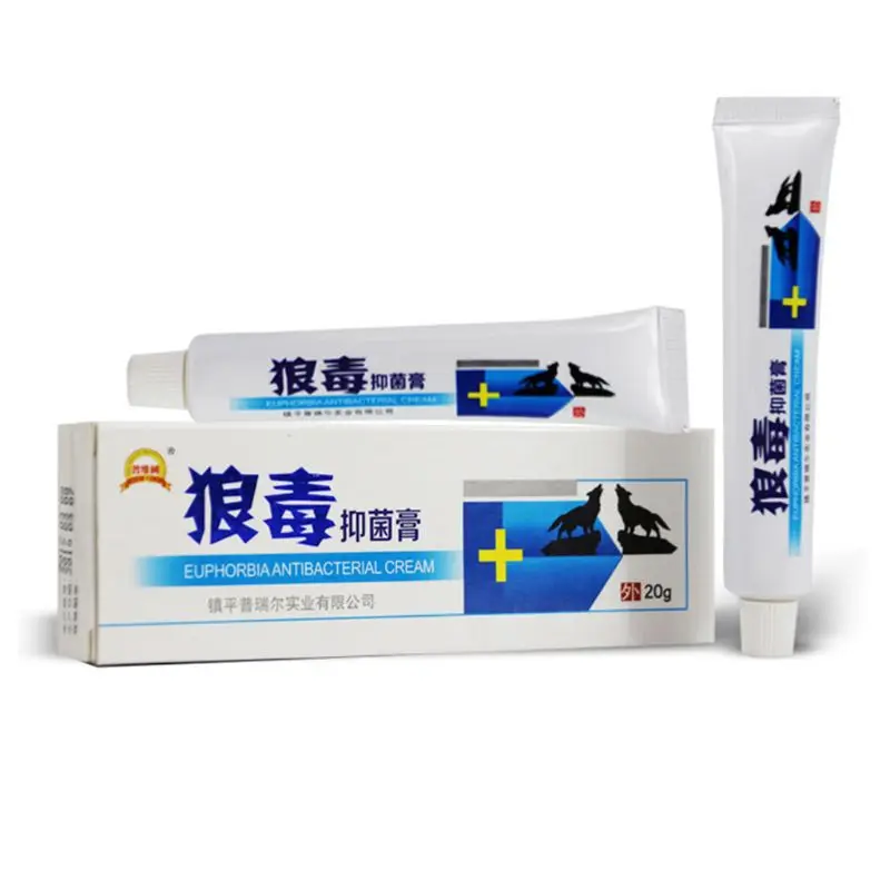 

20g Natural Herbal Euphorbia Antibacterial Cream for Anti-Itch Allergies Dermatitis Pruritus Psoriasis Ointment Skin Care Balm