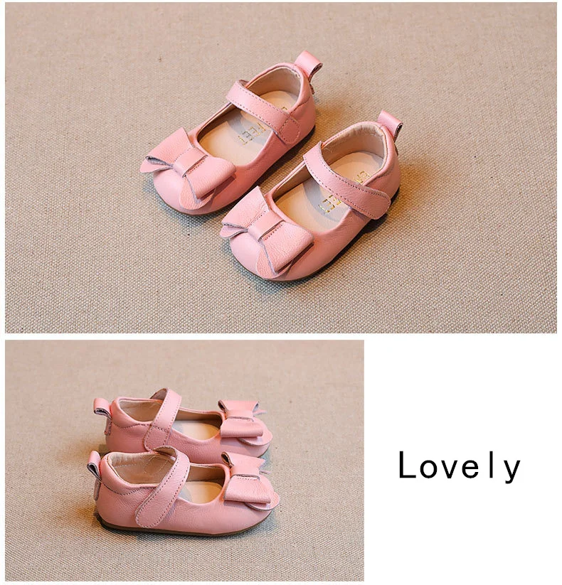 Arco do Bebê Sapatos de Dança Caminhantes do Bebê Upscale Couro Genuíno Meninas Princesa Mocassins Primeiros 10 Cheap Primeiros caminhantes