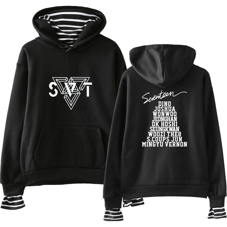 

SEVENTEEN Kpop New Album Fashion Hoodies Popular Spring/Autumn Warm Cool Long Sleeve Fashion Sweatshirts Hoodies Women/Men 4XL