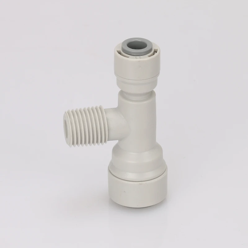 1/4 &quot 1/4&quot NPT Мужской резьбовой 3/8 &quotOD пробки RO фильтр для воды 3 способа быстрый