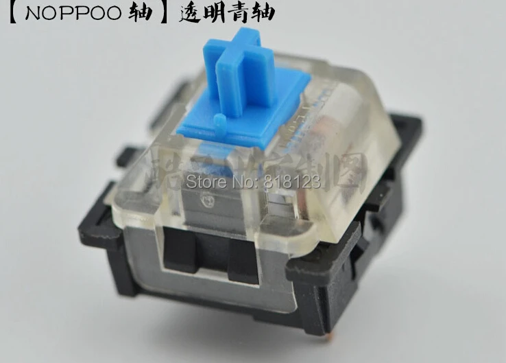

Mechanical keyboard noppoo transparent mx switches brown red black transparent switch test