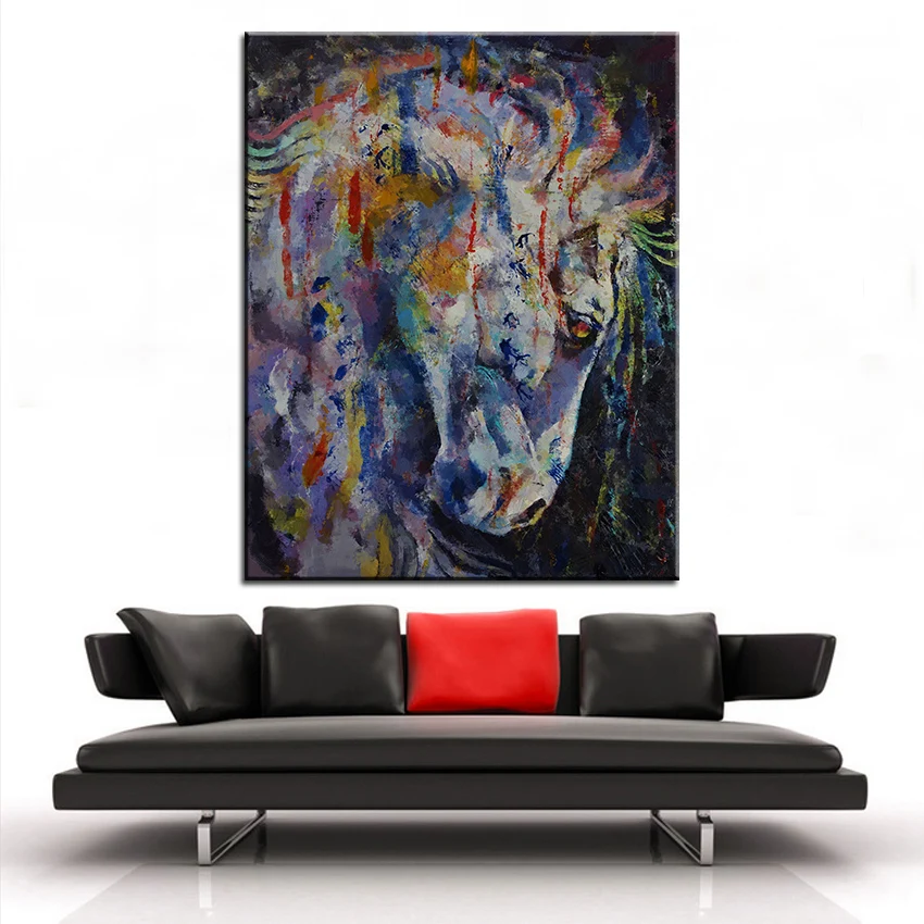 

Large size Printing Oil Painting knight chess Wall painting Home Decorative Wall Art Picture For Living Room painting No Frame