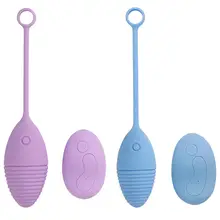 Wireless Remote Control Silicone Jump Egg Vibrator USB Rechargeable Female G Spot Clitoral Breasts Massager Sex