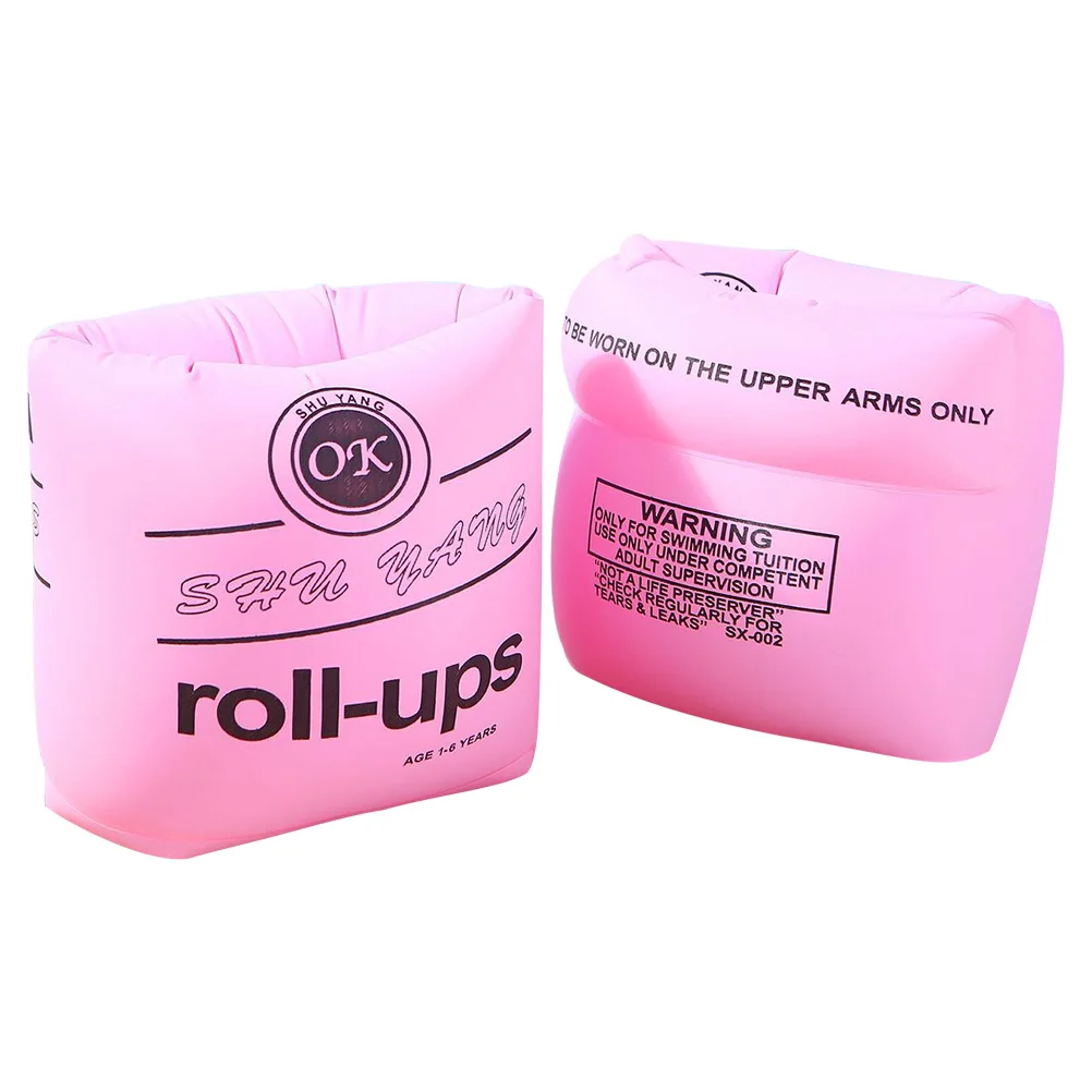 

1 Pair Inflatable Swim Arm Bands Flotation Sleeves Swimming Rings Floats Tube Armlets For Adult Bands PVC Floatation Sleeves #20