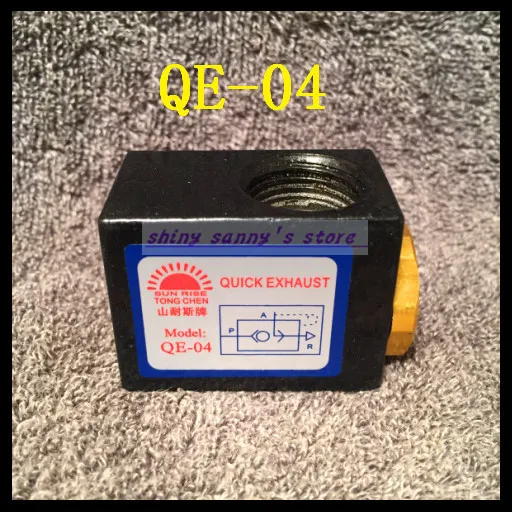 

1Pcs QE-04 Pneumatic 1/2" BSPT Quick Exhaust Valve Aluminum alloy