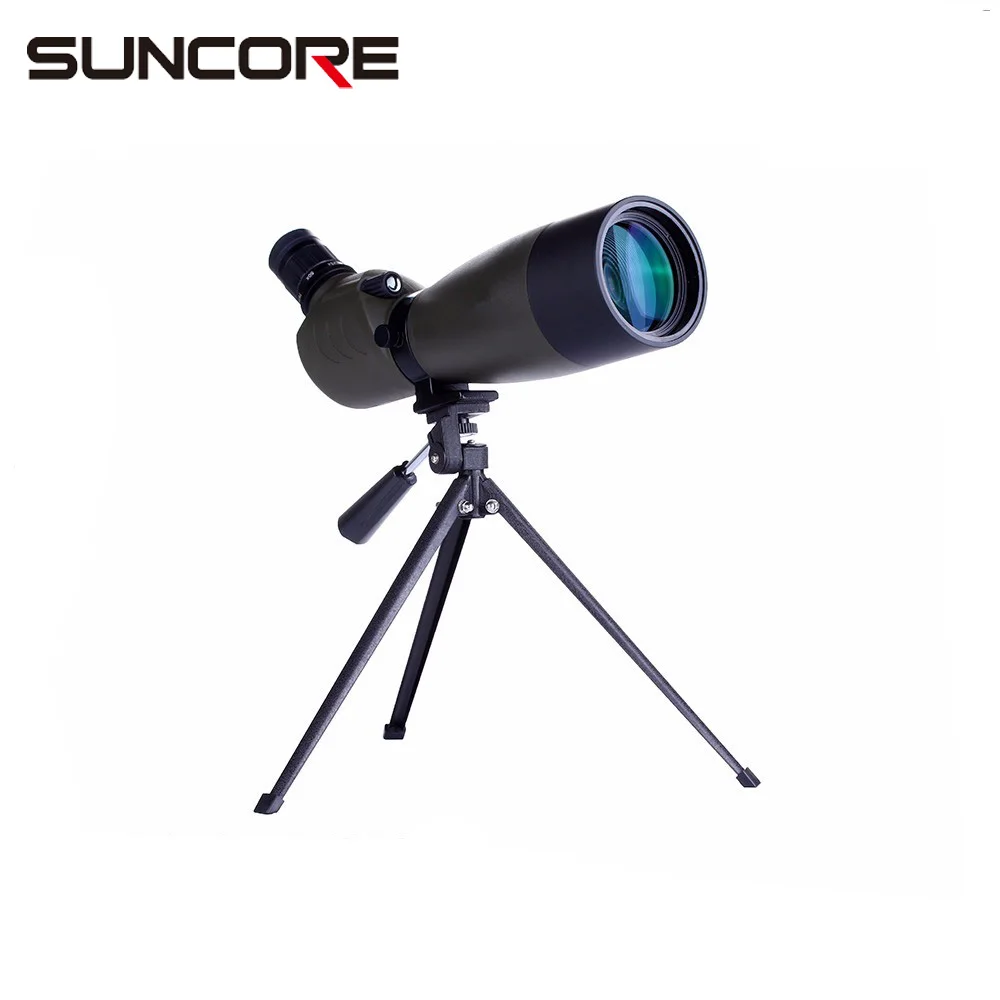 SUNCORE Bak4 25 75x70 monocular spotting scope for birding