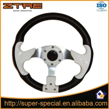 Universal 13 ”Polegadas 320mm racing Volante Branco/Preto/Vermelho/Marrom Esportes de Direcção Do Carro Auto roda