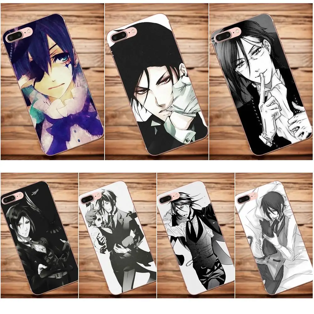 

Vvcqod For Sony Xperia Z Z1 Z2 Z3 Z4 Z5 compact Mini Premium M2 M4 M5 T3 E3 E5 XA Soft TPU Print Capa Anime Manga Black Butler