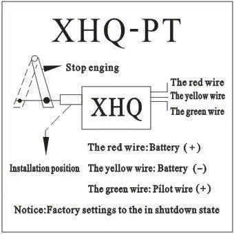 XHQ PT 24В Мощность в pull Тип дизельного двигателя части стоп соленоида для