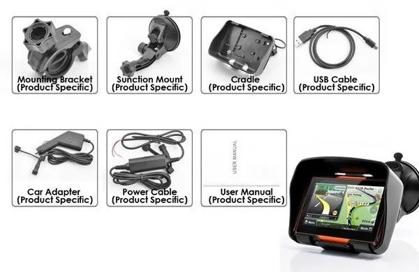 waterproof motorcycle gps09