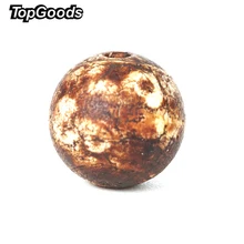 TopGoods бусины из натурального агата коричневый винтажный бисер под драгоценный камень Crackle Frost Carnelian 8 мм нити 1" для изготовление каменных ювелирных изделий