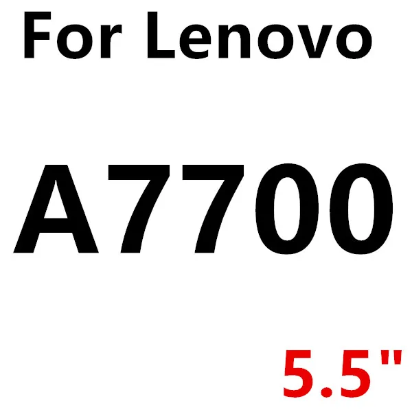 Закаленное стекло для защиты экрана для lenovo Vibe A Plus A1010 C A2020 A C2 K5 K6 power K4 Note Plus P2 P1 A7700 GLAS Sklo Cover - Цвет: A7700