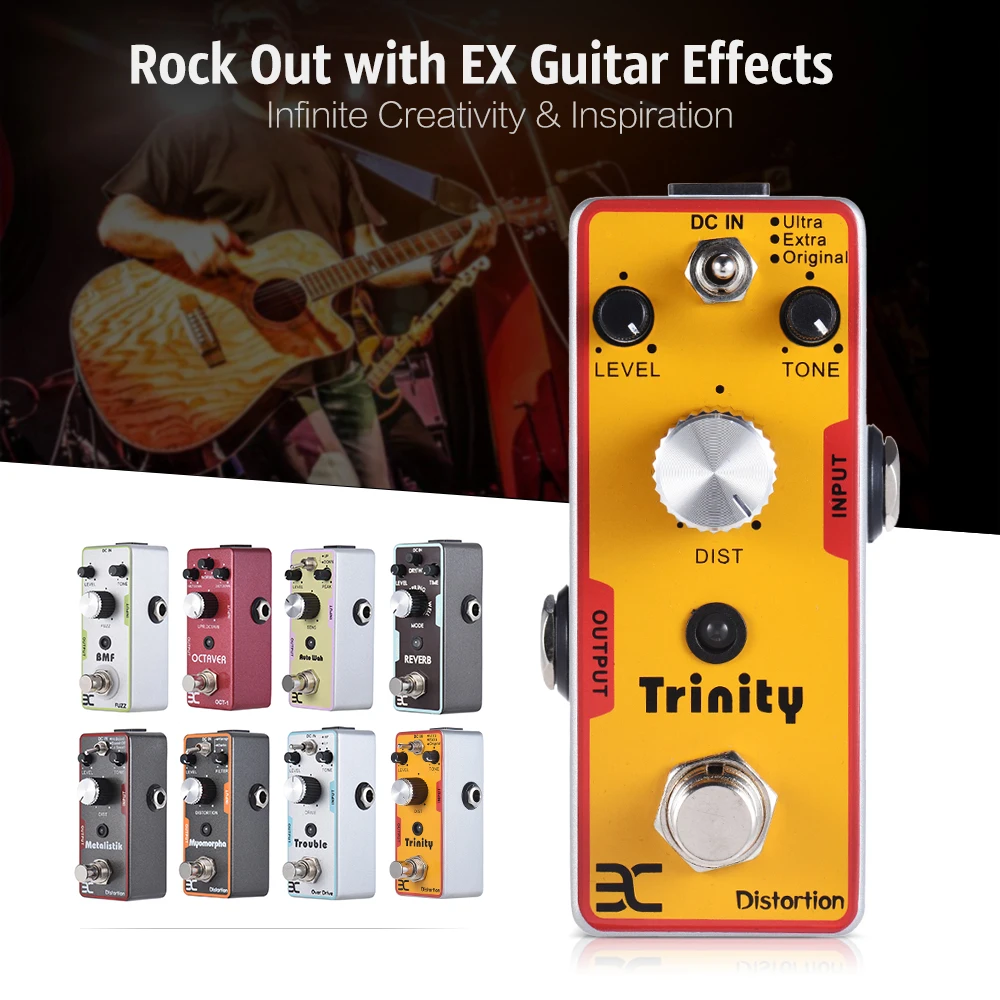 

Cool！ ENO Micro Mini Reverb Electric Guitar Effect Pedal Looper Guitar Effect Pedal Shim True Bypass Guitar Parts & Accessories