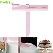 Регулируемый торта-Пластик торт скребок DIY кухонные принадлежности для выпечки торта края гладкой польский крем украшения инструмент 1 комплект