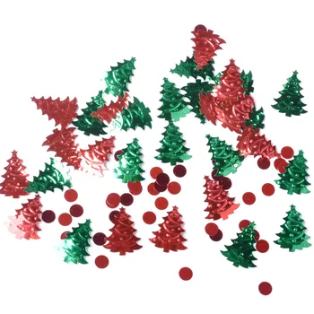 

Christmas Table Confetti Sprinkles Wedding Sequins Glitter No Hole Embellishment christmas decorations for home navidad 2020