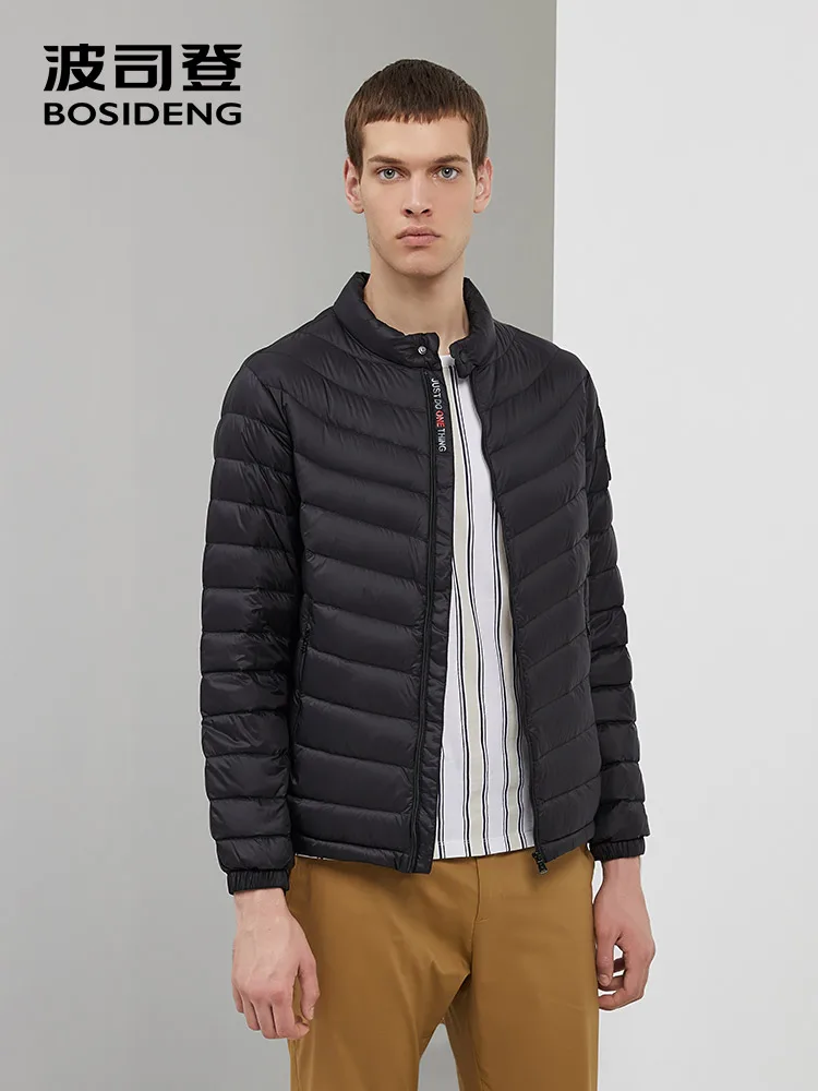 BOSIDENG 2019 new autumn 90% duck down jacket men down coat portable ultra light waterproof high qu