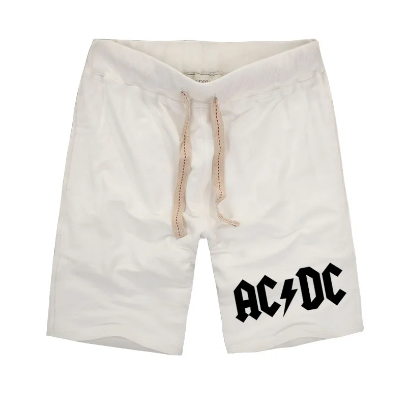 New Brand Men's Casual Shorts with Pocket ACDC Letter Printing Pure Cotton Shorts for Male Workout or Homewear Plus Size New Brand Men's Casual Shorts with Pocket ACDC Letter Printing Pure Cotton Shorts for Male Workout or Homewear Plus Size