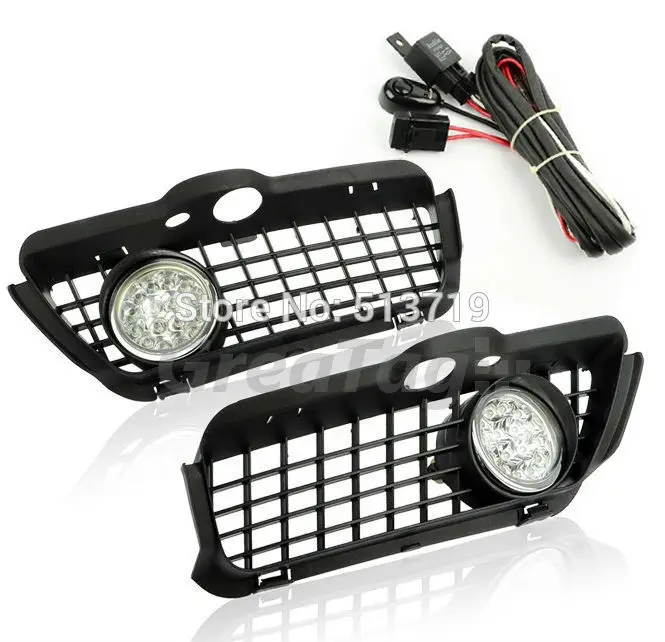 

Dongzhen Fit For 92-98 VW GOLF JETTA MK3 DRL Daytime Running Light 8000K Auto LED Car LAMP FOG LIGHT BUMPER GRILLE Car Styling