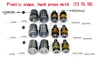 T 8 T 5 T 3 Plastics Snap-Fastener Die Resin Button Buckle  Hand Press Mold Rivet TOOLS 2