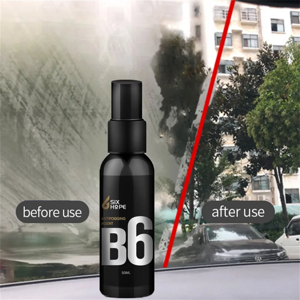 

Car Glass Windshield Side Windows Anti-fog Coating 50ML Liquid Spray Anti Fog Agent Glass Anti Fogging