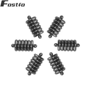 

10pcs/lot 8*16mm Spring Magnetic Clasps Gun Black Metal Copper Magnetic Clasps For Leather Cord Bracelets Diy Jewelry Making