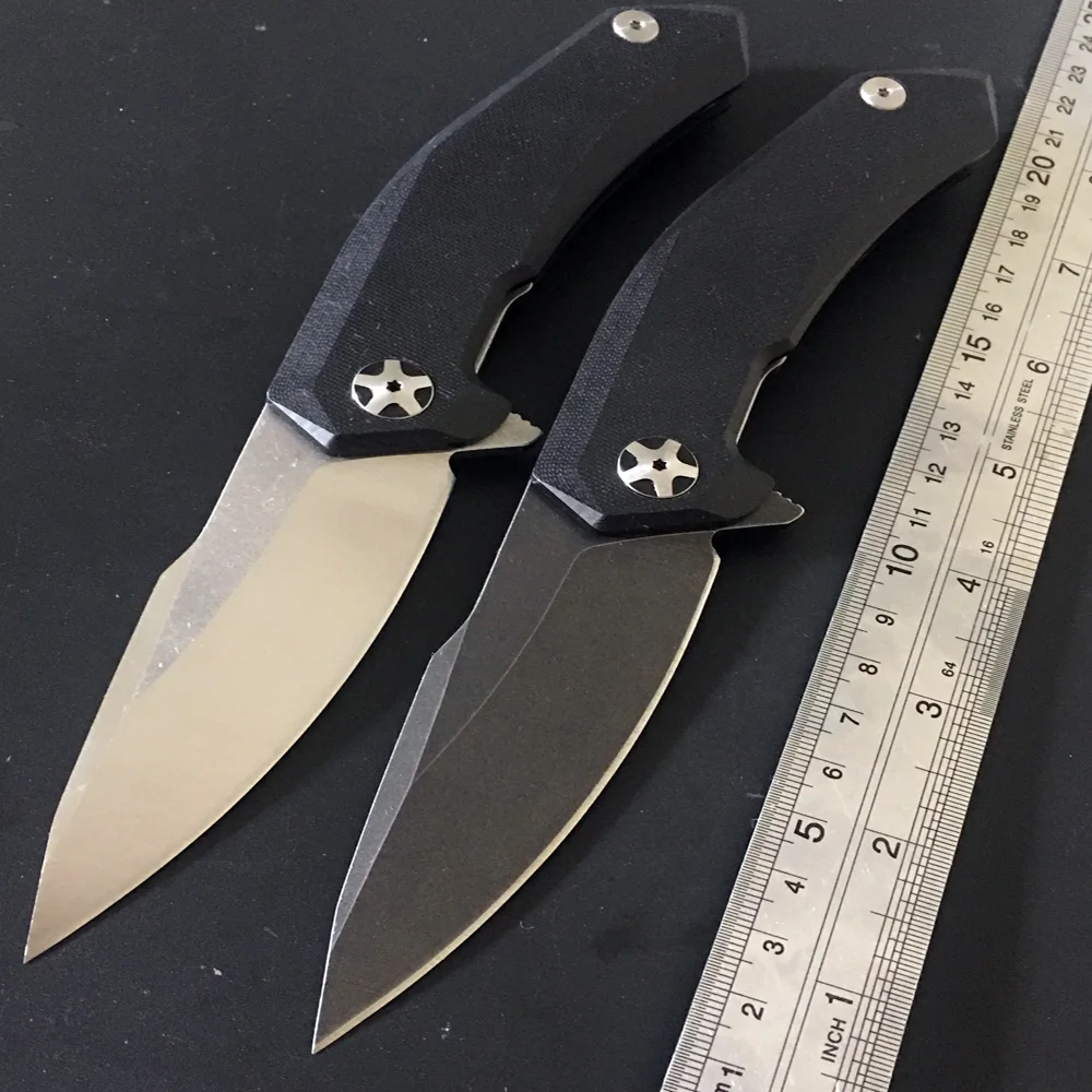 J&J ZT0095 440C Blade Tactical Folding ZT Knife flipper Ball bearing