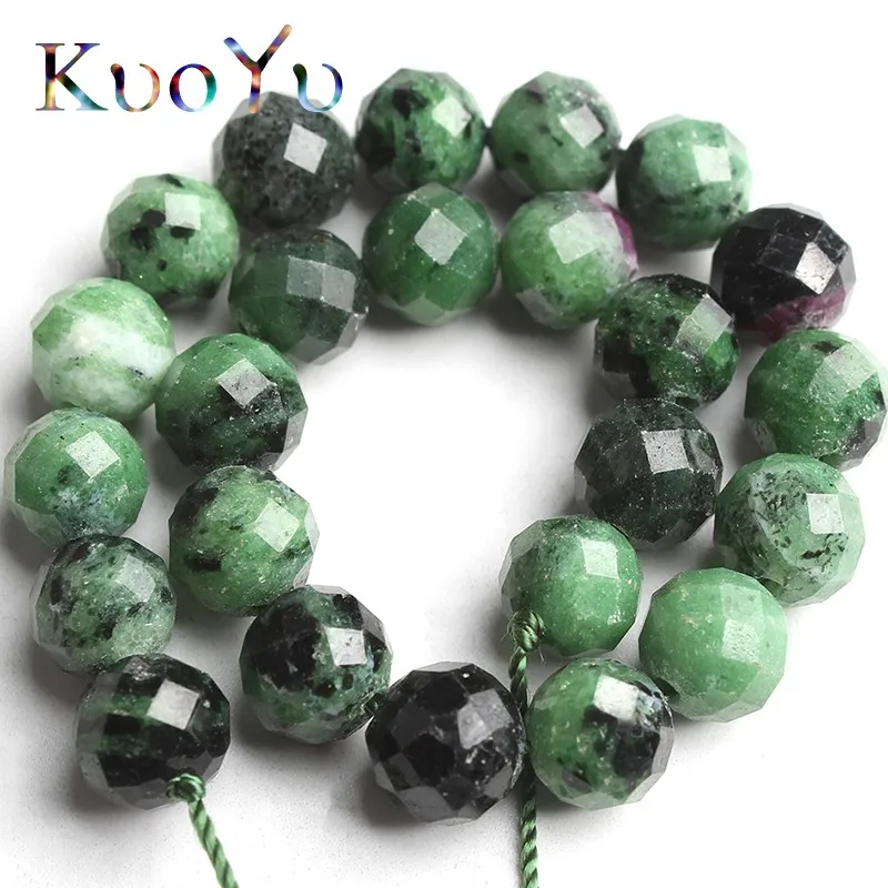 Граненые бусины Epidote Rubys натуральный граненый камень циозит незакрепленные