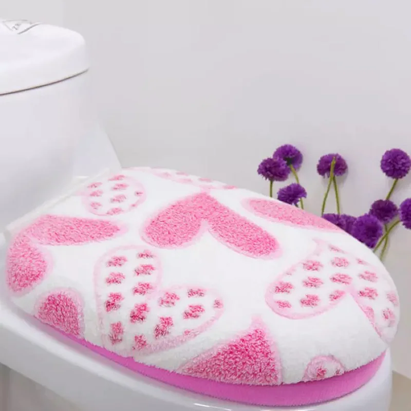 

Skin freeGood Toilet Seat Warmer Thicken Carpet Toilet Seat Cover Soft Comfortable Baby Potty Seat Overcoat Toilet Case O shaped
