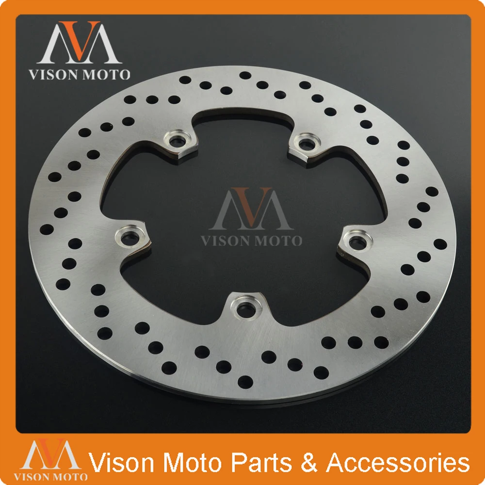 250MM Rear Brake Disc Rotor For SUZUKI AN650 AN 650 2004 2005 2006 2007 2008 2009 2010 2011 2012 04 05 06 07 08 09 10 11 12 1x rear brake rotor disc braking disk for suzuki gsr400 2006 2010 gsx1250fa 2010 2011 gsx650f 2008 2011 gsf650 bandit abs 2011
