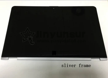 

For HP Envy X360 15-aq 15-aq105ng LED LCD Screen+Touch Digitizer bezel assembly with touch board Silver frame