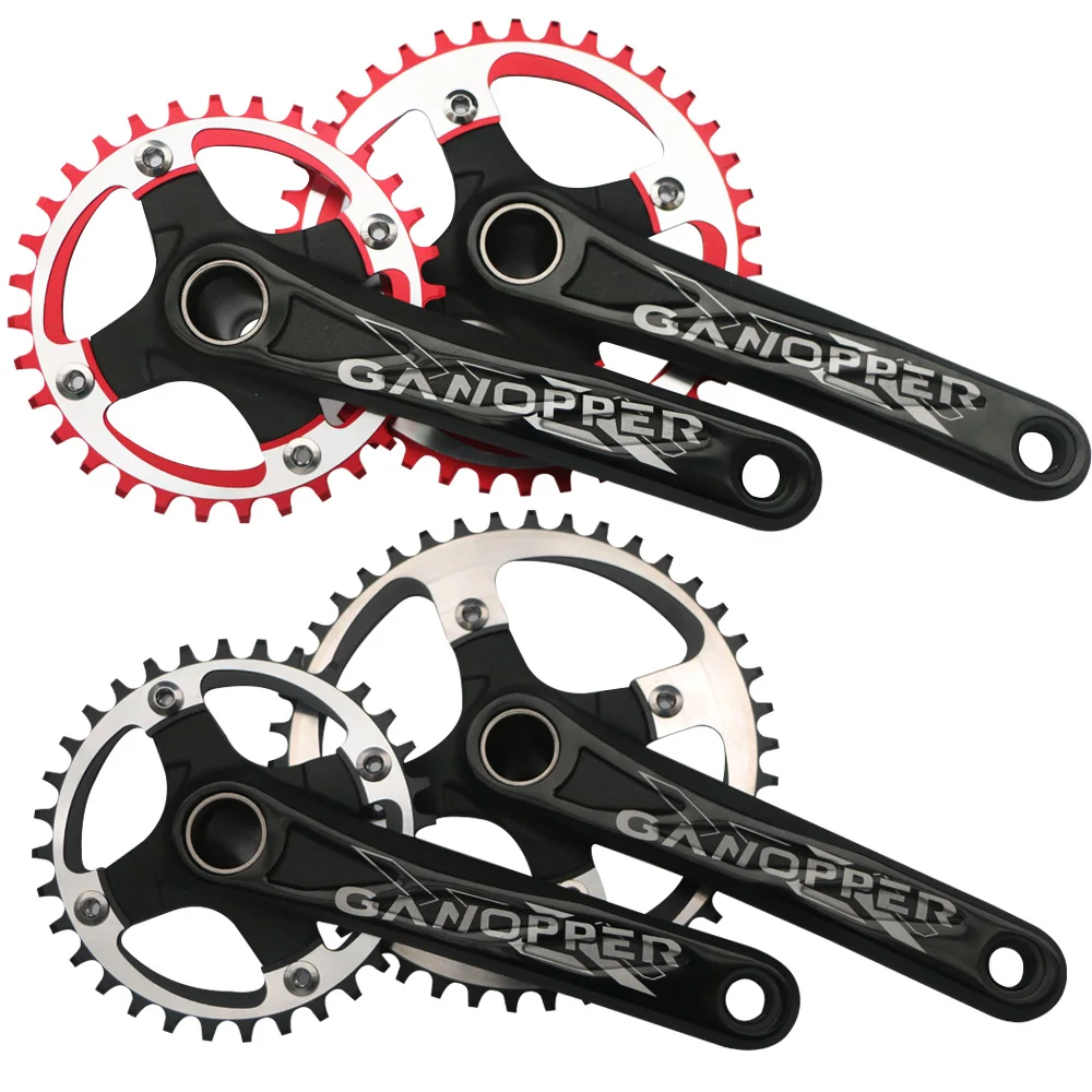 104BCD MTB Горный шоссейный велосипед crankset 172,5/175 мм BMX велосипедный Кривошип набор нижняя часть 68BB 10 S бензопилы подходит shimano deore Alivio часть