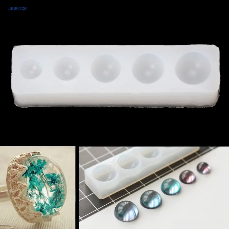 

JAVRICK DIY Silicone Hemisphere Pendant Mold Resin Jewelry Pendant Making Epoxy Casting jewelry Crafts resin molds