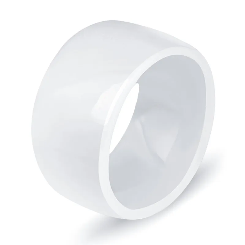 ZORCVENS белый/синий 2 цвета унисекс украшения американский размер 6-11# Роскошные широкие Керамические Кольца Обручальное Кольцо Vogue широкое керамическое кольцо