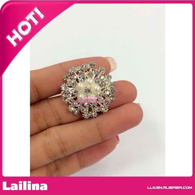 

High Quality Clear Metal Rhinestone Buttons With Cheap Price