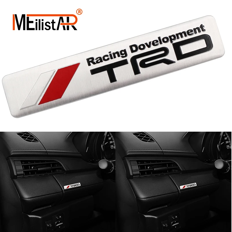 

1 шт. Авто Стайлинг 3D Racing развития наклейка TRD эмблема наклейка для автомобиля Toyota хвост Fender внешний средства ухода за кожей украшения
