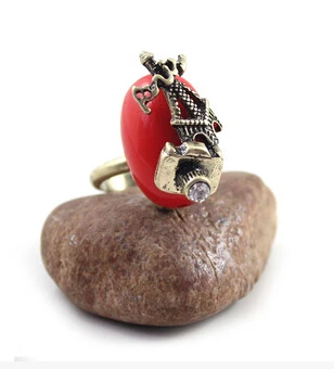 

New Design Wholesale Vintage Gold Color Alloy Eiffel Tower Rings for Women