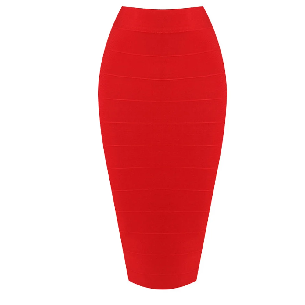 

KLEEZY Clearance Sales New Fashion Evening Party Length Knee-Length Bandage Bodycon Women SexyPencil Skirts HL1498