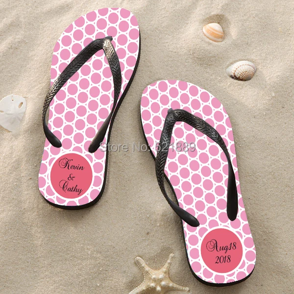 monogrammed flip flops personalized flip flops