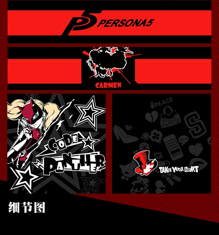 [Сток] Горячая аниме Persona 5 P5 Anne Takamaki Ren Amamiya летняя футболка с капюшоном Косплей Футболка S-3XL унисекс Новинка