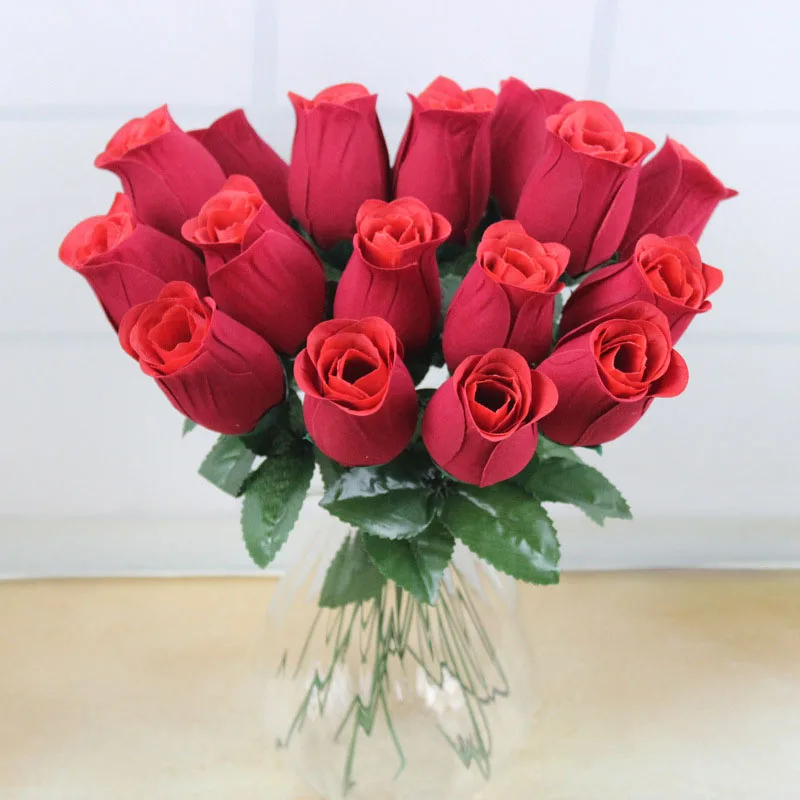 5PCS artificial flowers Simulation rose valentine day gift soap flower