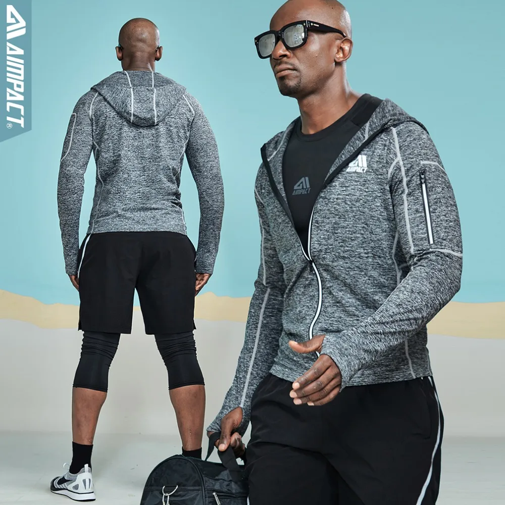 AIMPACT Sporty Compression Jackets Crossfit Fitness Long Sleeve Shirts Training Gymi Running Reflective Sportwears AM4027 (37)