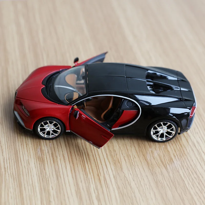 1:24 Simulation Diecast Alloy Sports Car Model Toys For Bugatti Veyron With Steering Wheel Control Front Wheel Steering With Box 1:24 Simulation Diecast Alloy Sports Car Model Toys For Bugatti Veyron With Steering Wheel Control Front Wheel Steering With Box